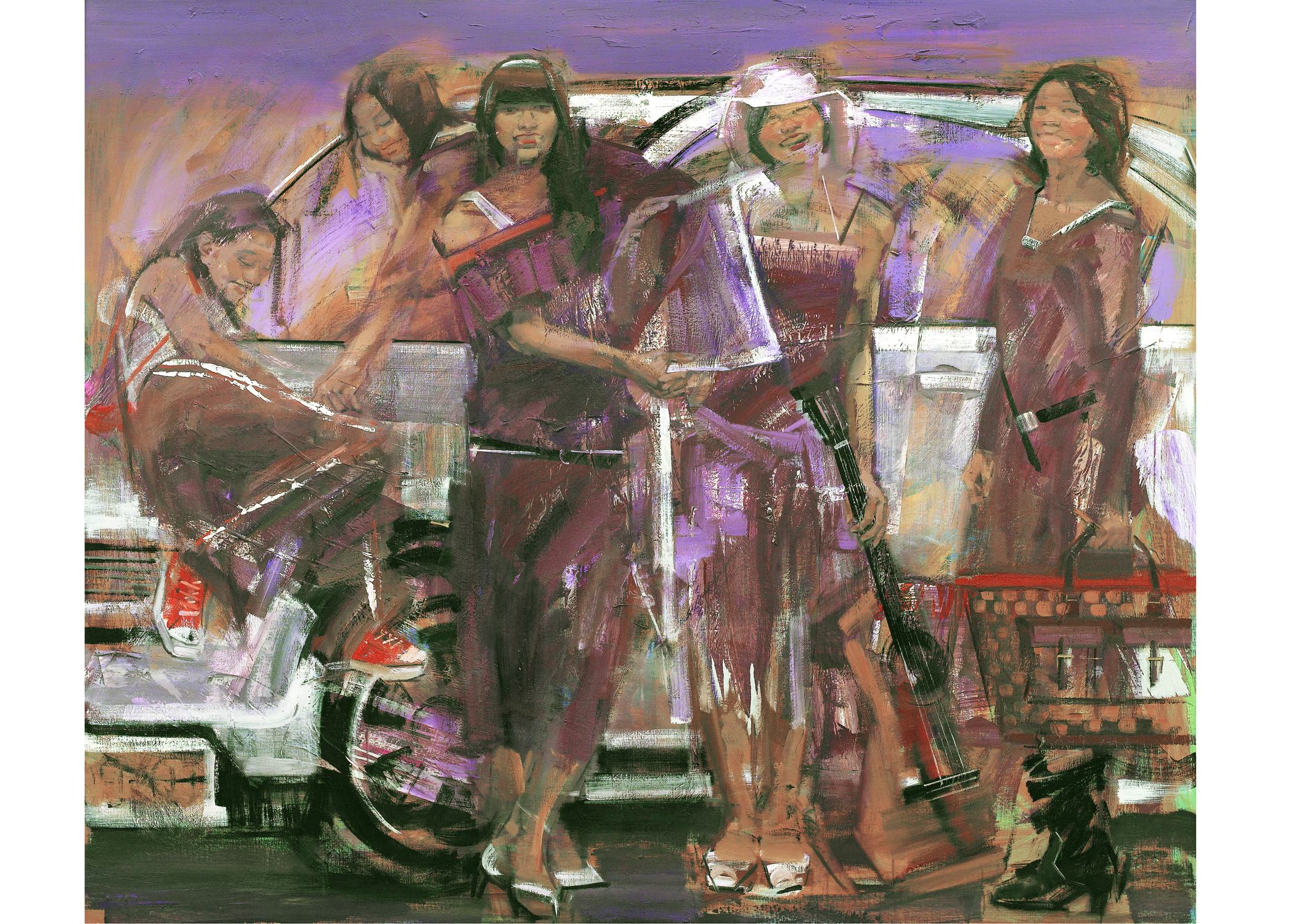 《美丽自驾游》180cmx150cm 