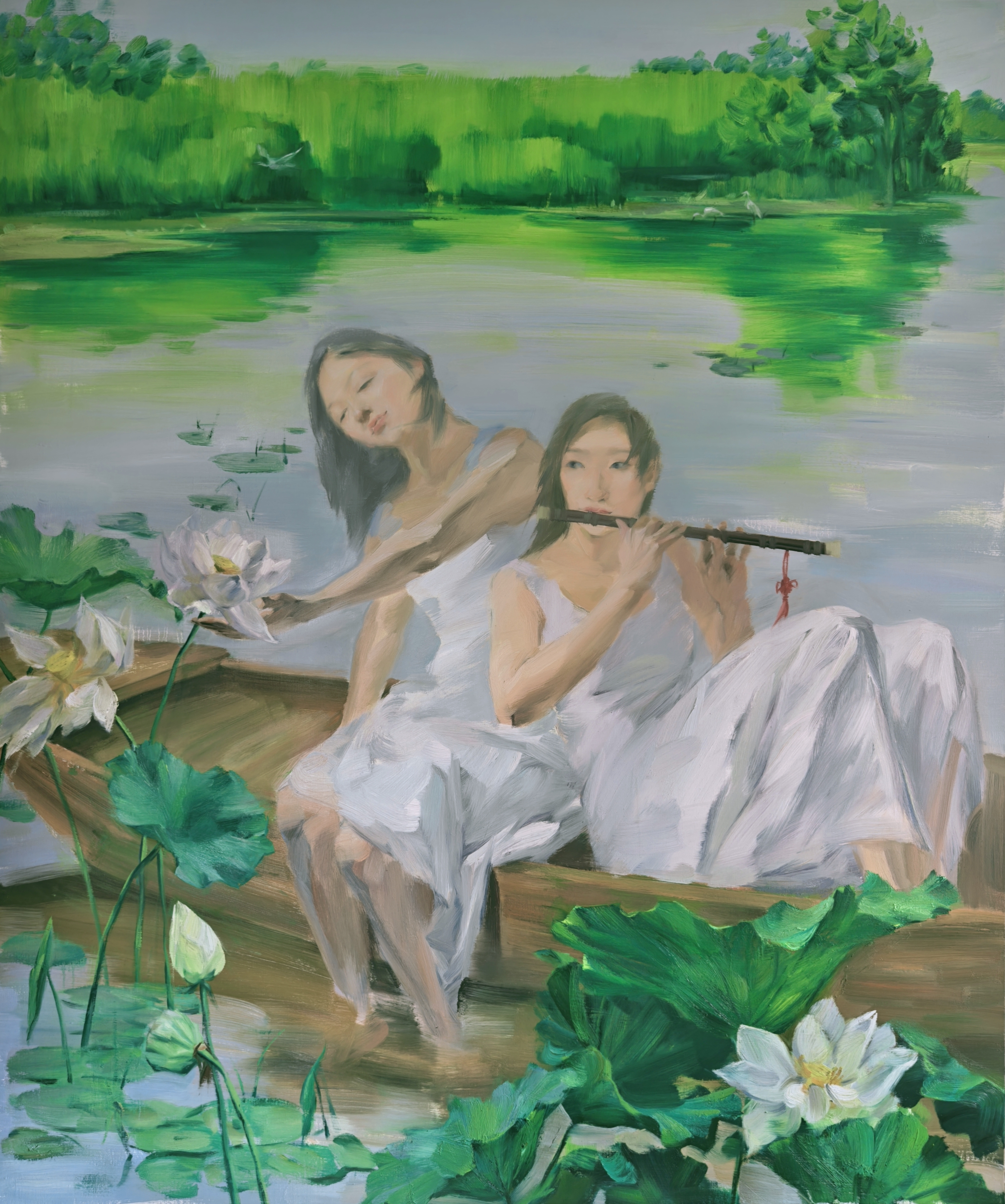 《水韵江南—荷风送曲》