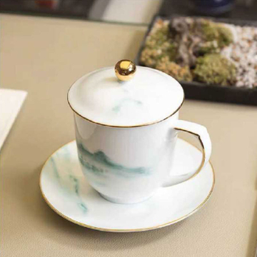 会议室茶杯组合