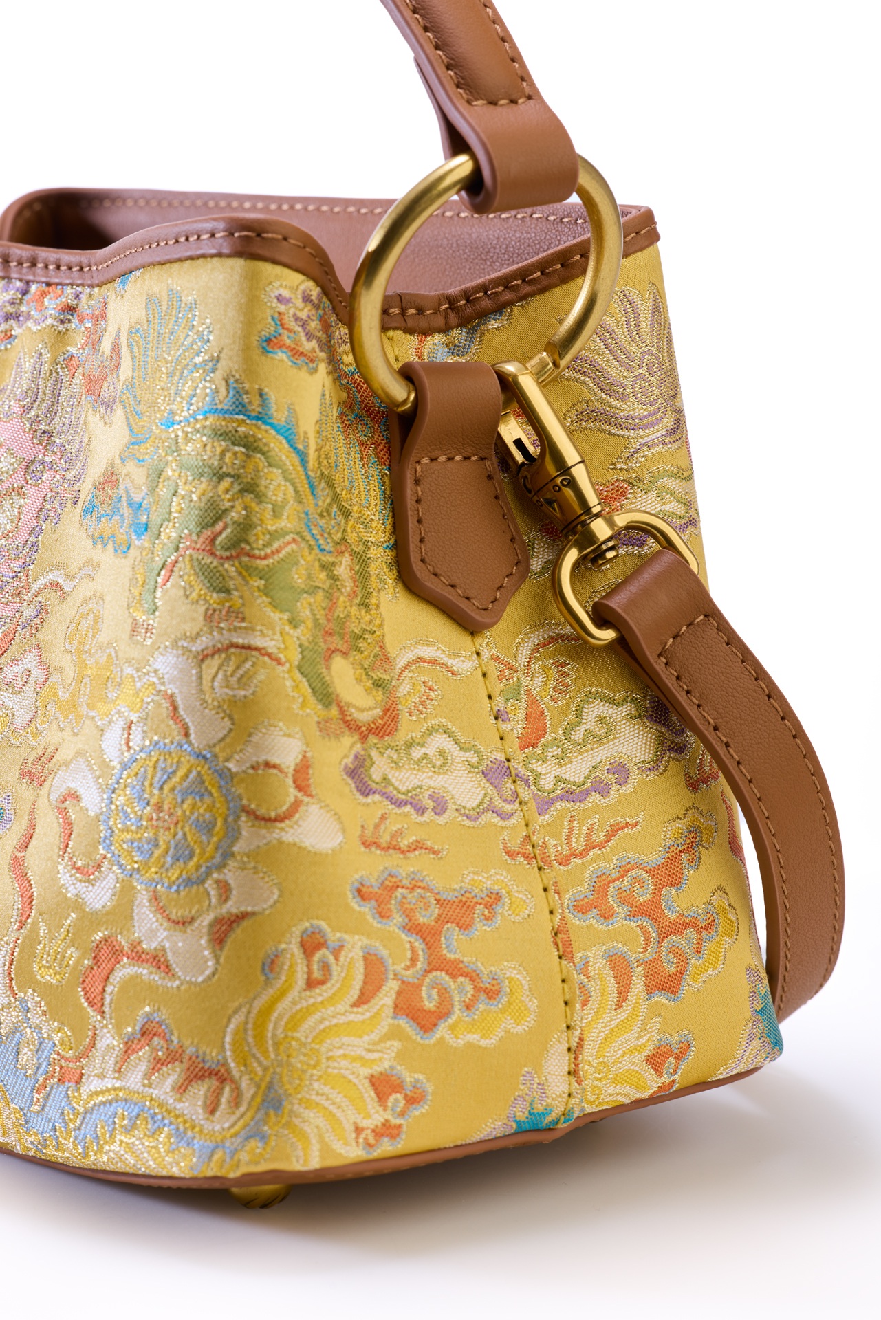 四方麒麟云锦包